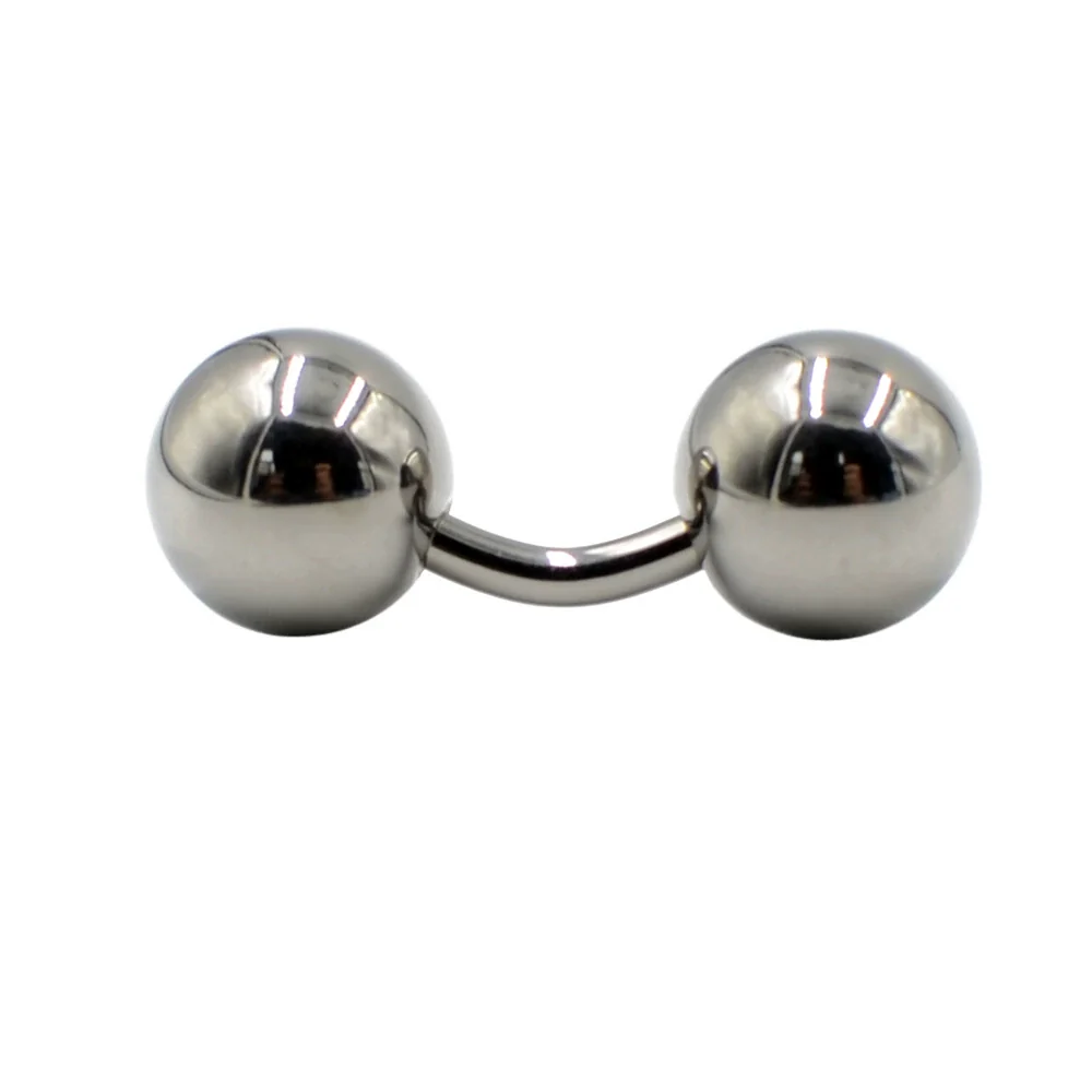 Titanium Bent Rod Earring Minimalist Geometric Polishing - Image 10