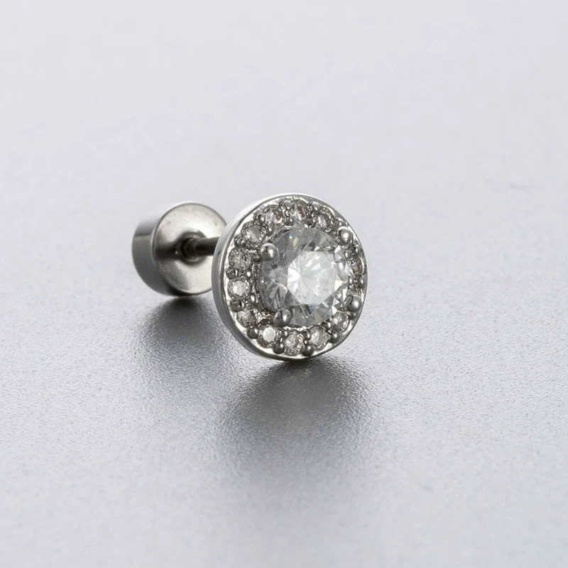 Titanium Steel Bowknot Zircon Set Women's Earrings - Image 10