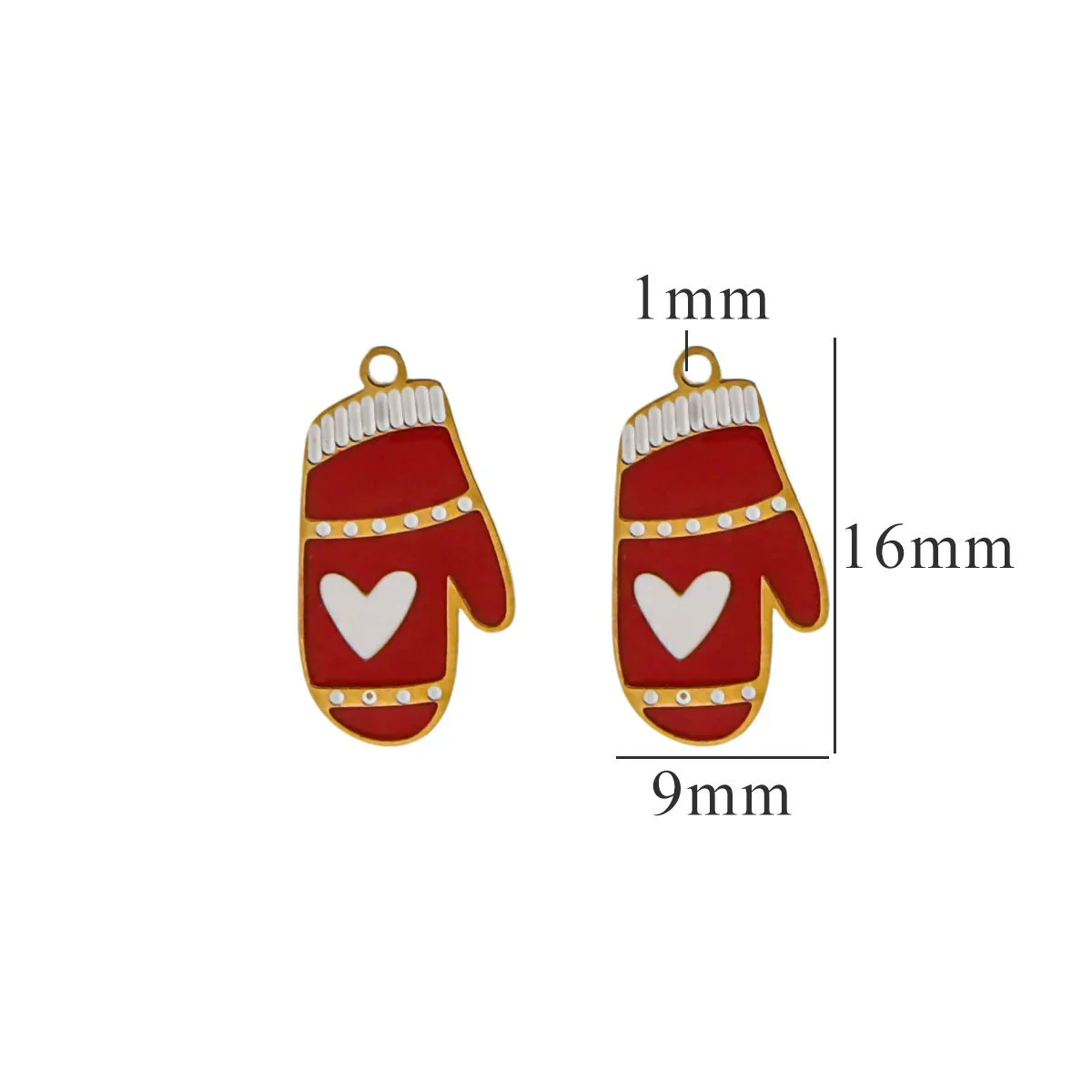 Titanium Steel Christmas Deer Head Pendant Jewelry With Letters Numbers Text Electroplated - Image 5