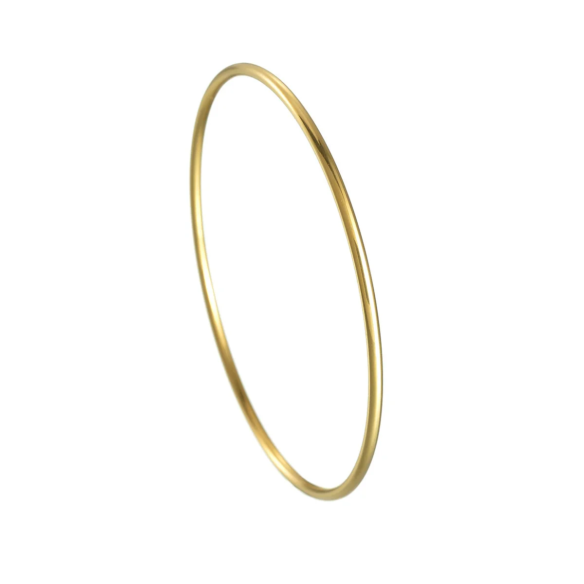 Titanium Steel Electroplated Women's Linear Closed Bracelet - Image 6