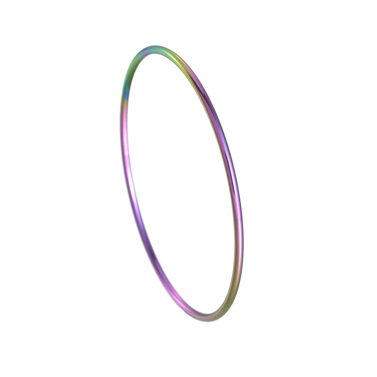 Titanium Steel Electroplated Women's Linear Closed Bracelet - Image 9