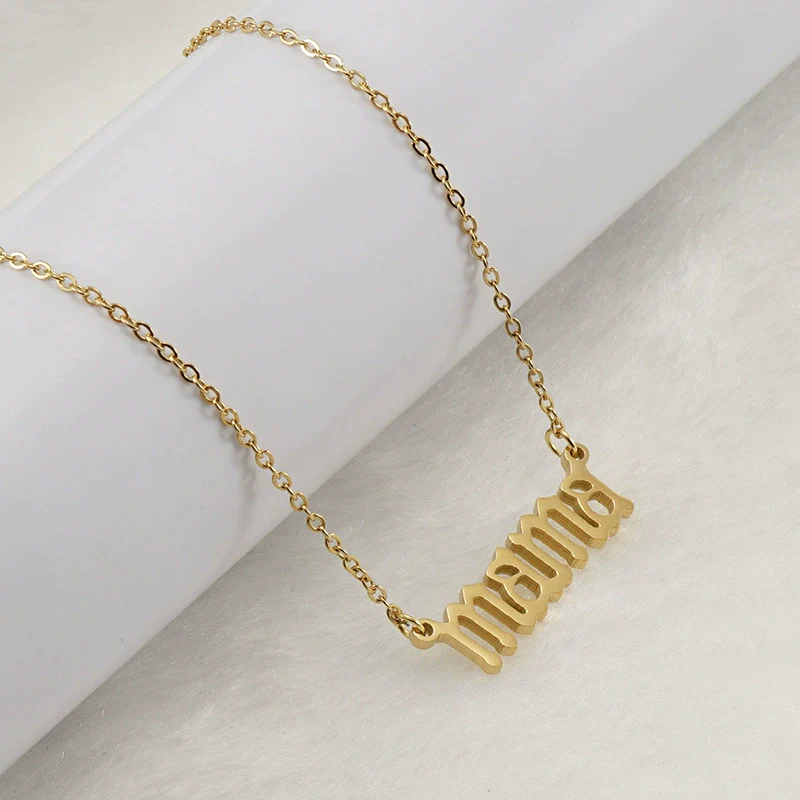 316L Stainless Steel English Letter Necklace For Women - Image 4