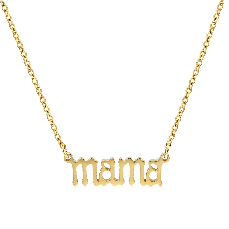 316L Stainless Steel English Letter Necklace For Women - Image 6