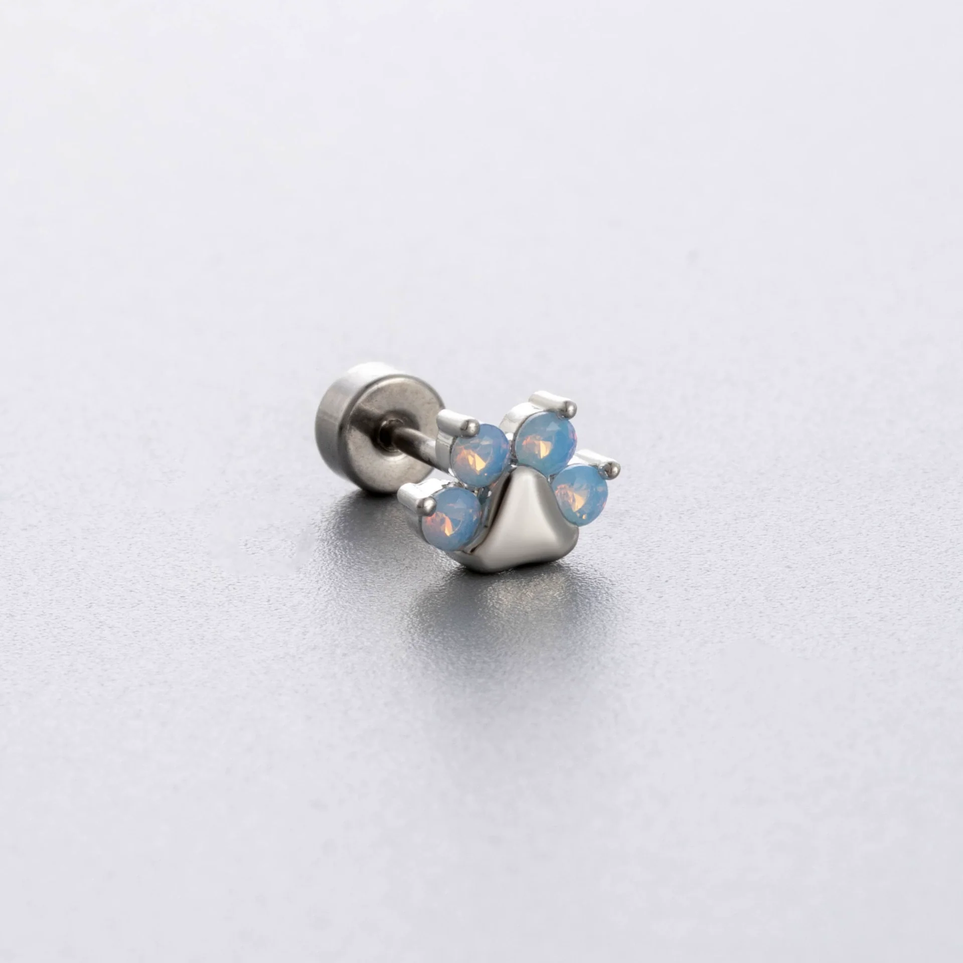 Titanium Steel Fairy Style Bow Shape Heart Shape Bow Pattern Zirconia Earrings For Women - Image 3