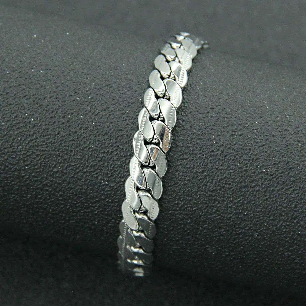 Titanium Steel Geometric Cuban Chain Bracelet Unisex Trendy - Image 2