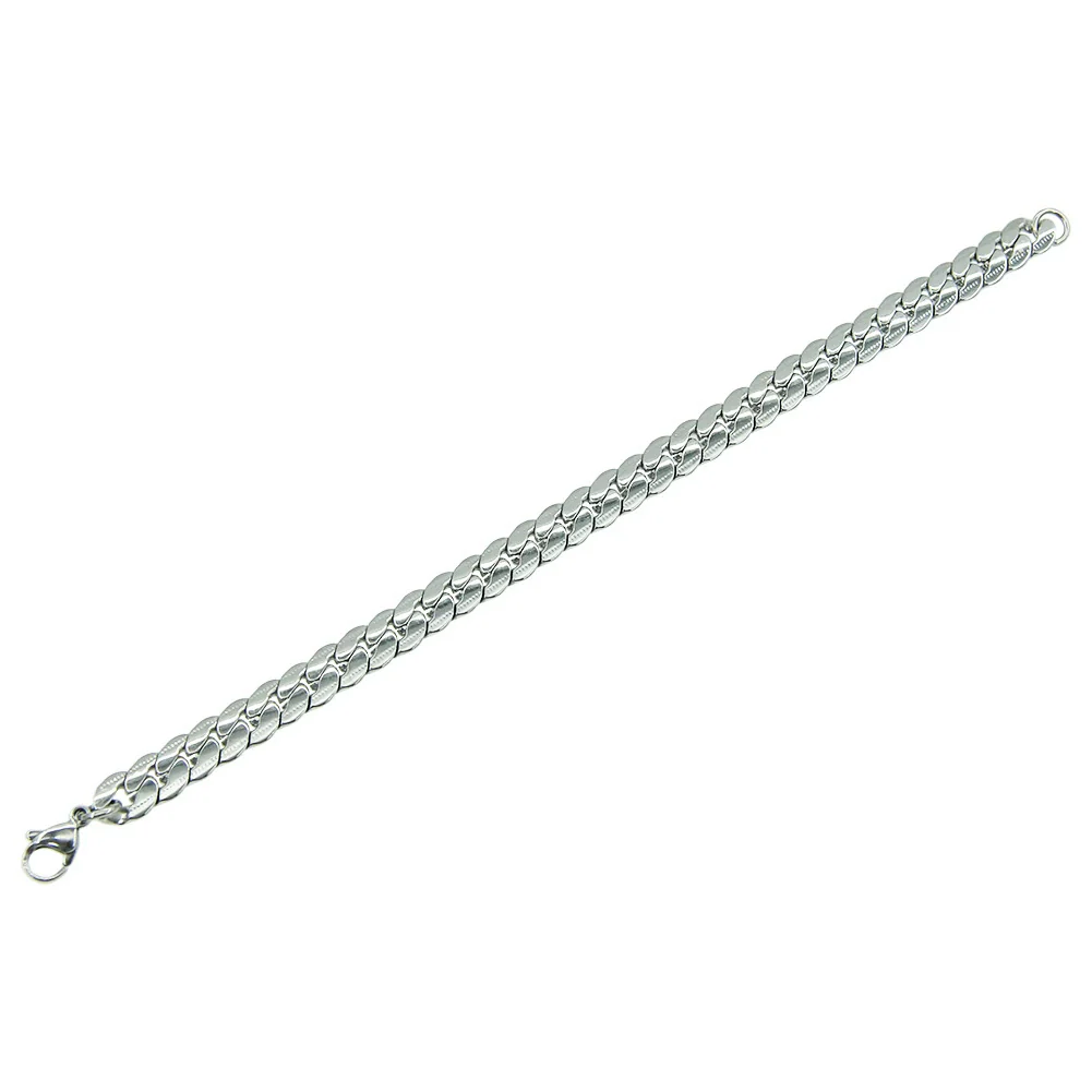 Titanium Steel Geometric Cuban Chain Bracelet Unisex Trendy - Image 5