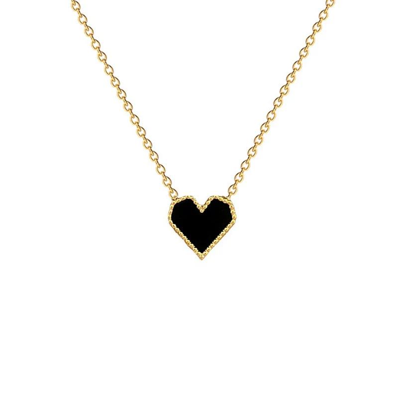 Titanium Steel Geometric Electroplated Necklace Unisex - Image 5
