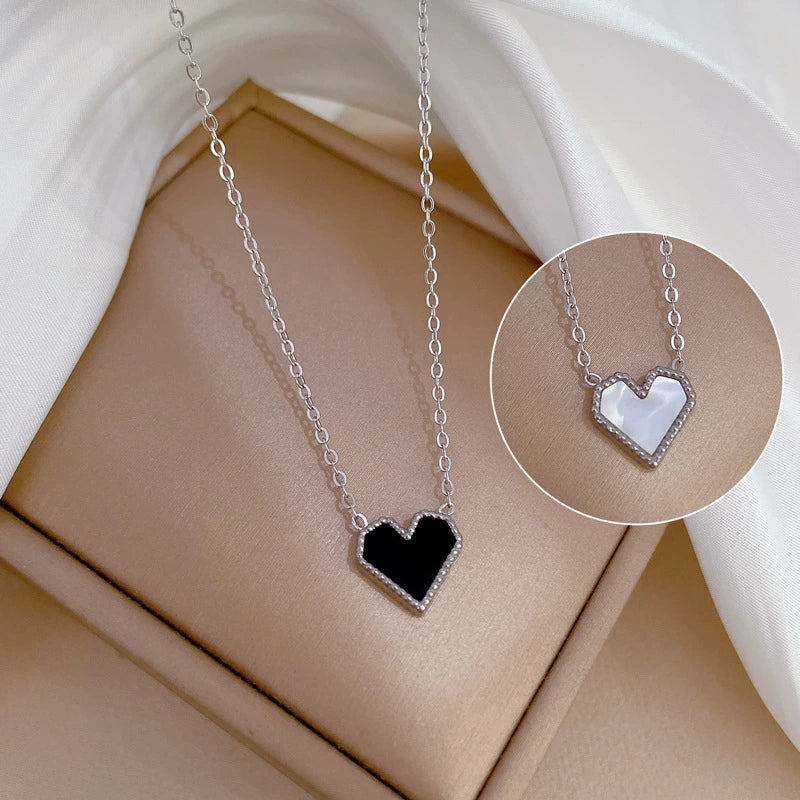 Titanium Steel Geometric Electroplated Necklace Unisex - Image 7