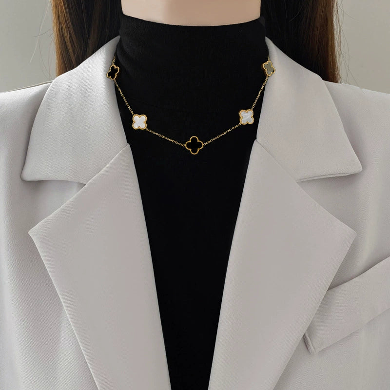 Titanium Steel Geometric Style Electroplated Unisex Clavicle Necklace - Image 2