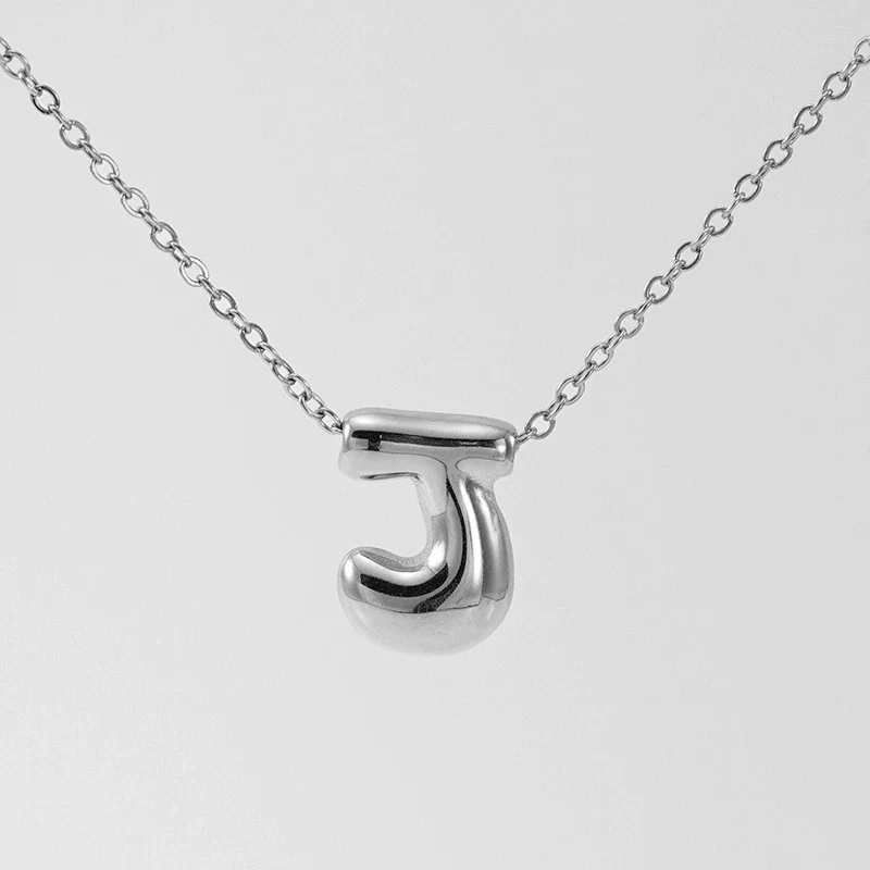 316L Stainless Steel Pendant Necklace With Letter Pattern 18K Gold Plated Unisex - Image 41