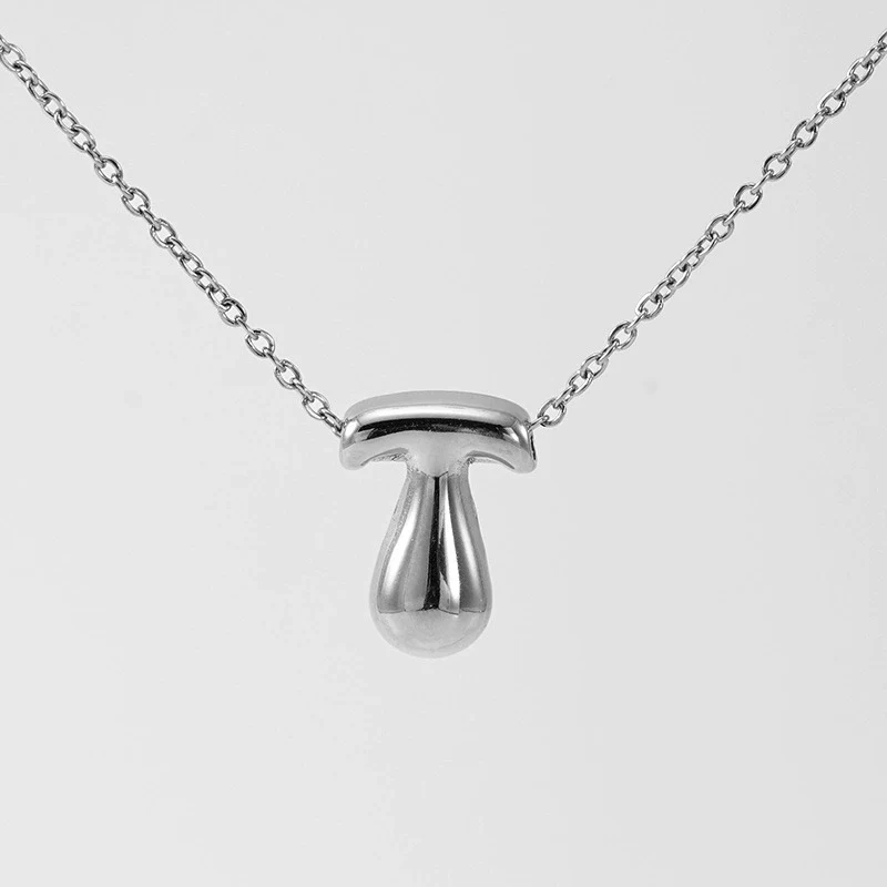 316L Stainless Steel Pendant Necklace With Letter Pattern 18K Gold Plated Unisex - Image 51