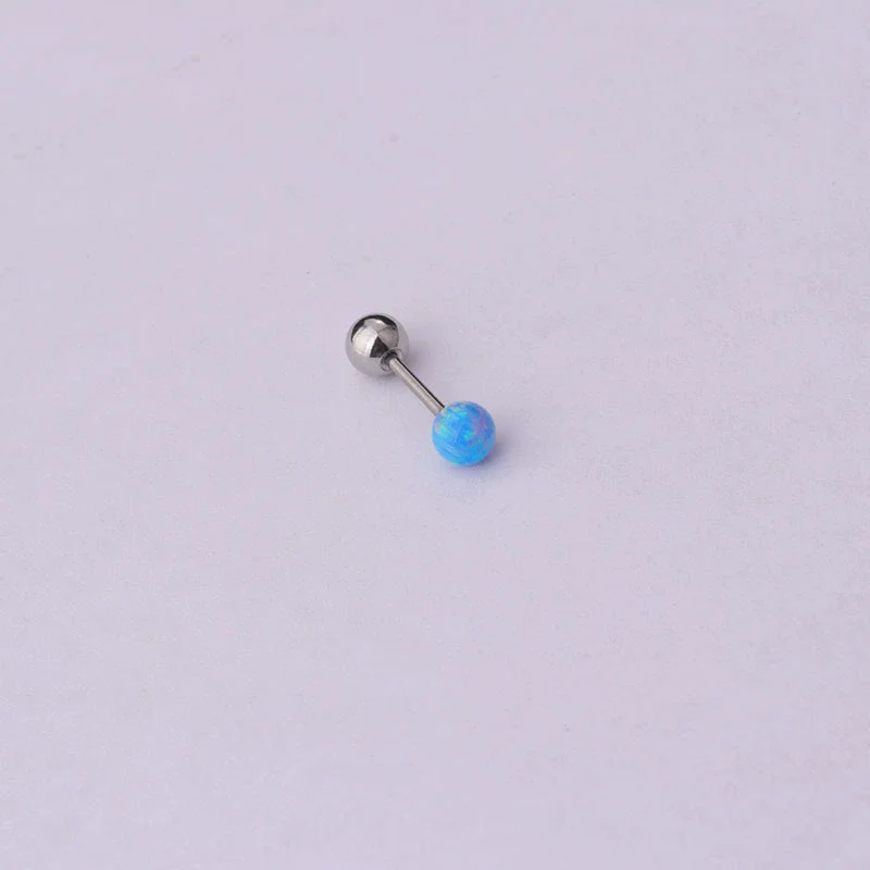 Titanium Steel Small Ear Nail Cartilage Earrings With Screw Design - Image 2