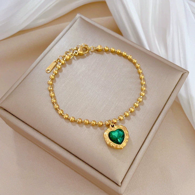 Titanium Steel Women's Constellation Gold Inlaid Bracelet - Image 2