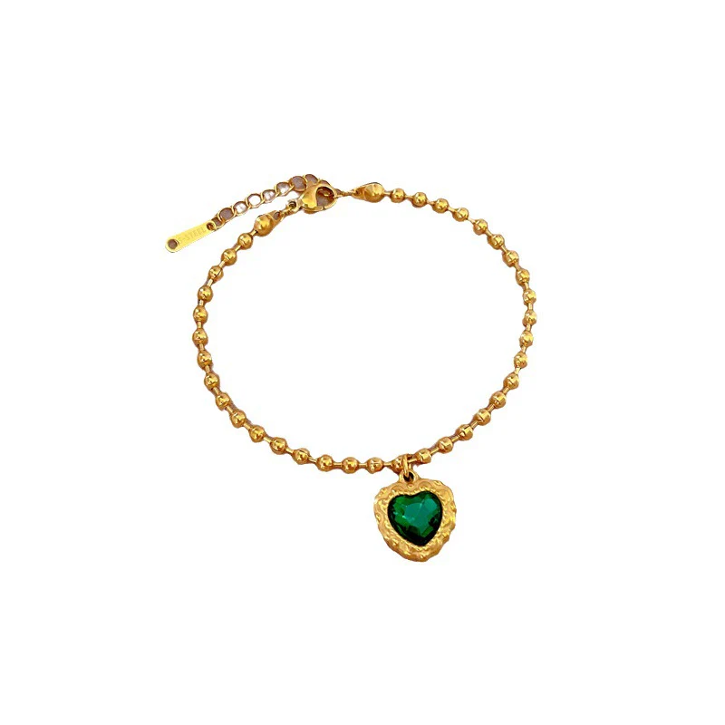 Titanium Steel Women's Constellation Gold Inlaid Bracelet - Image 5