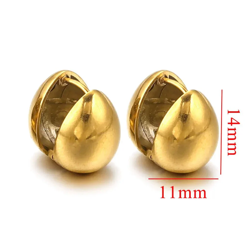 Titanium Steel Women's Geometric Star Glow Ball Earrings With Electroplating - Image 8