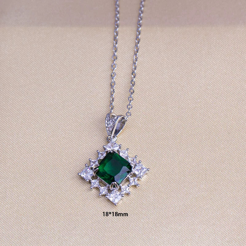 Titanium Steel Women's Jewelry With Pearl Pendant O Word Chain Leaf Pattern Mixed Gemstone Setting Electroplating - Image 15