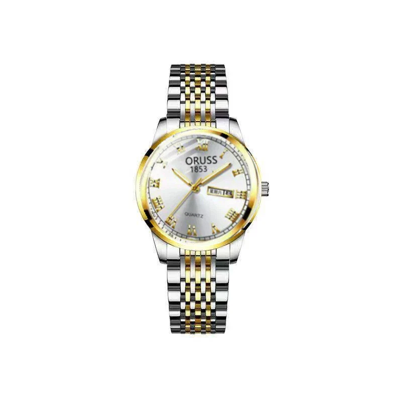 Ultrathin Waterproof Quartz Ladies Watch Alloy Tungsten Steel Stainless Steel Round Dial - Image 10