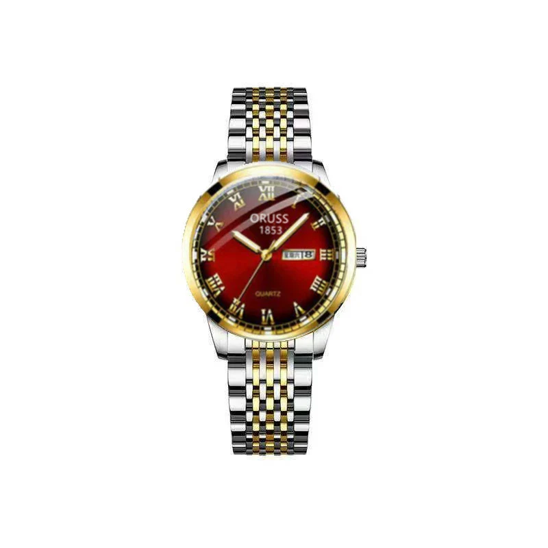 Ultrathin Waterproof Quartz Ladies Watch Alloy Tungsten Steel Stainless Steel Round Dial - Image 12