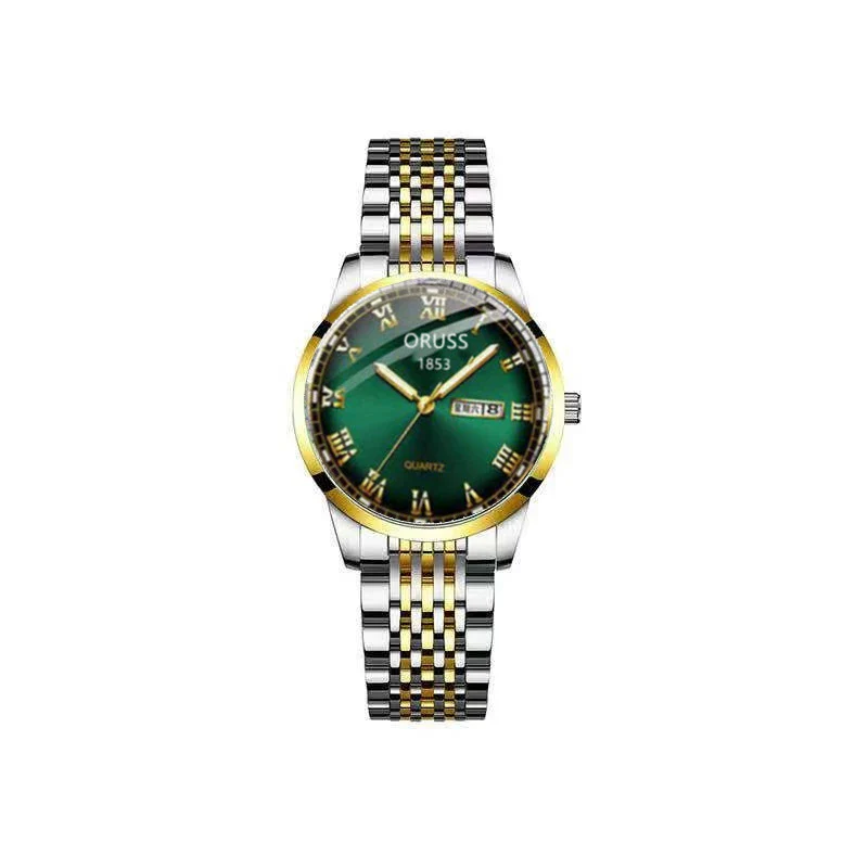 Ultrathin Waterproof Quartz Ladies Watch Alloy Tungsten Steel Stainless Steel Round Dial - Image 13