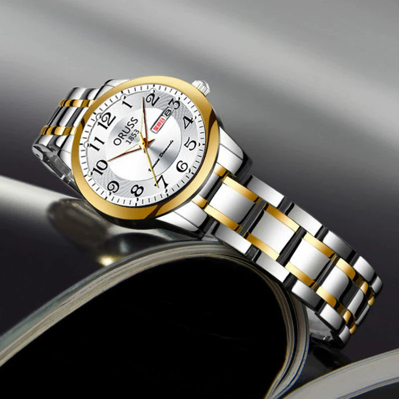 Ultrathin Waterproof Women's Quartz Watch Alloy Tungsten Steel Round Dial - Image 4