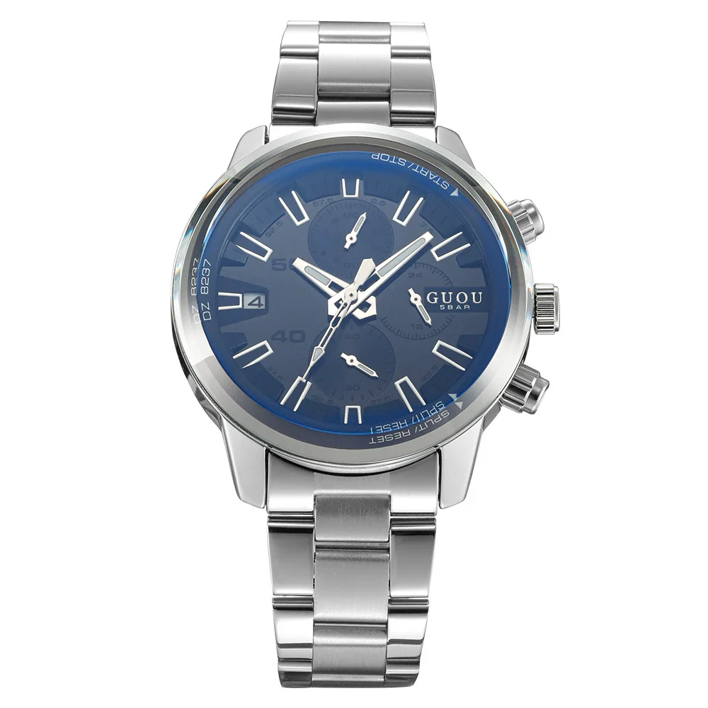 Unisex Casual Alloy Band Round Dial Wrist Watch - Image 6