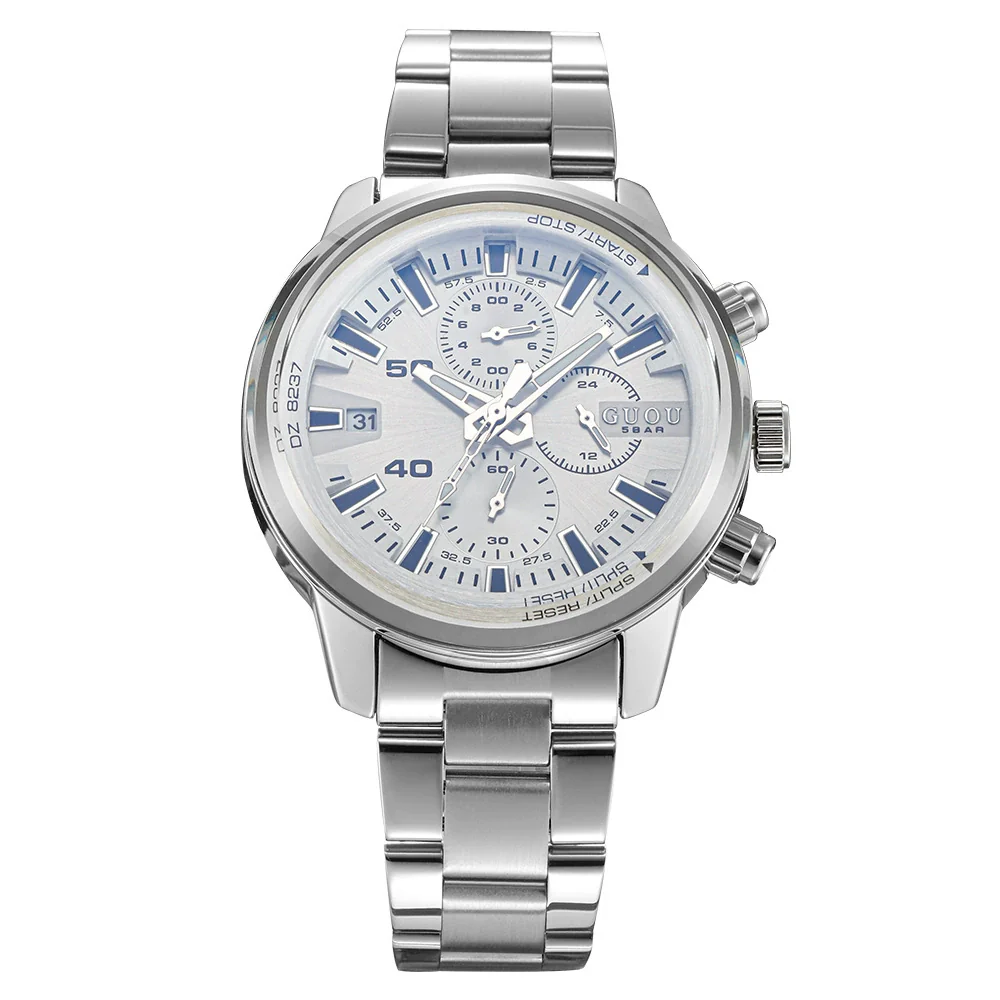 Unisex Casual Alloy Band Round Dial Wrist Watch - Image 7