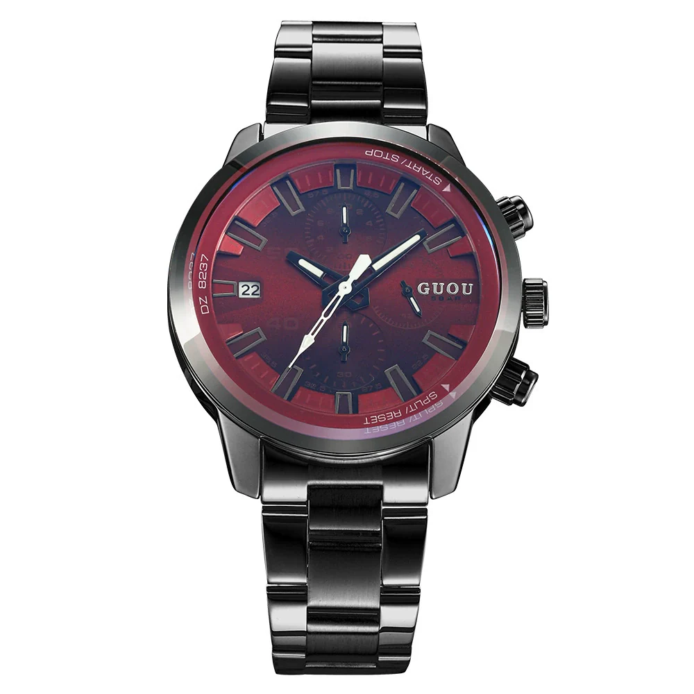 Unisex Casual Alloy Band Round Dial Wrist Watch - Image 8