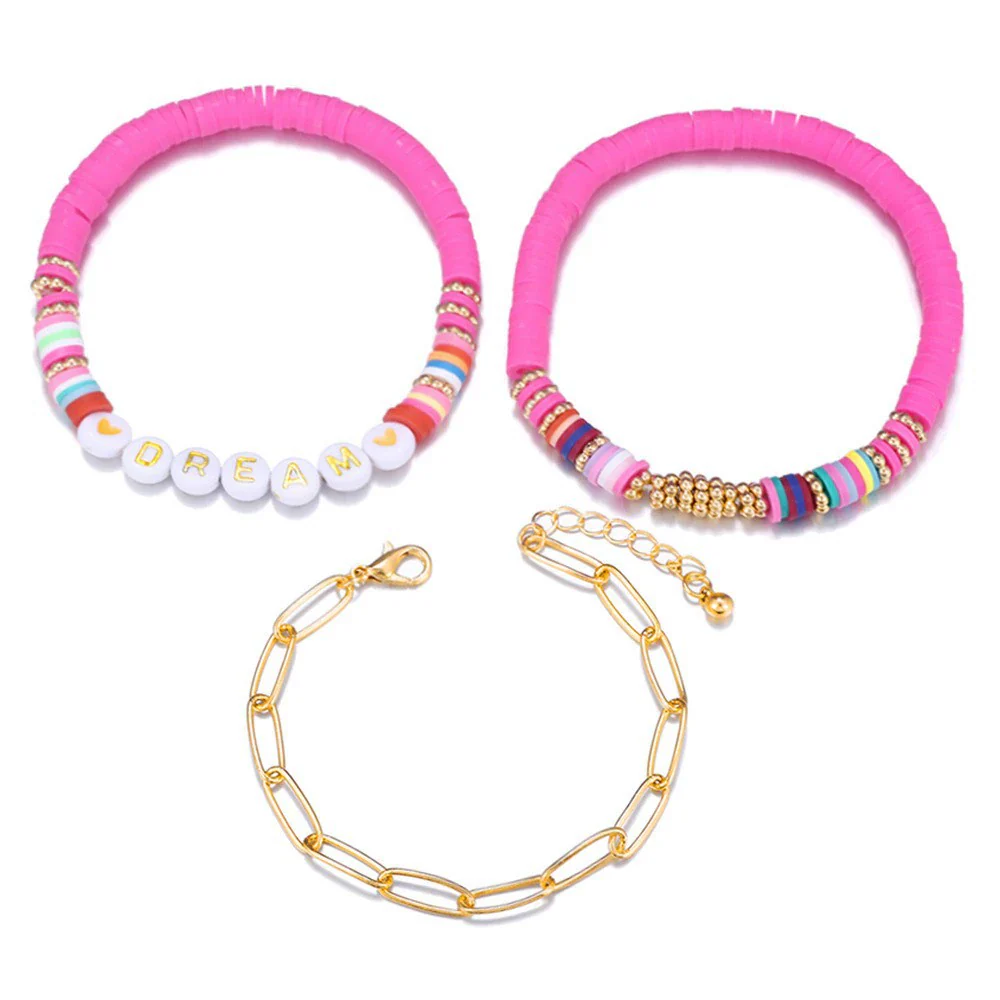 Unisex Handmade Multilayer Stacked Dripping Rainbow Unicorn Cartoon Soft Polymer Clay Bracelet With Animal Zodiac Design - Image 16