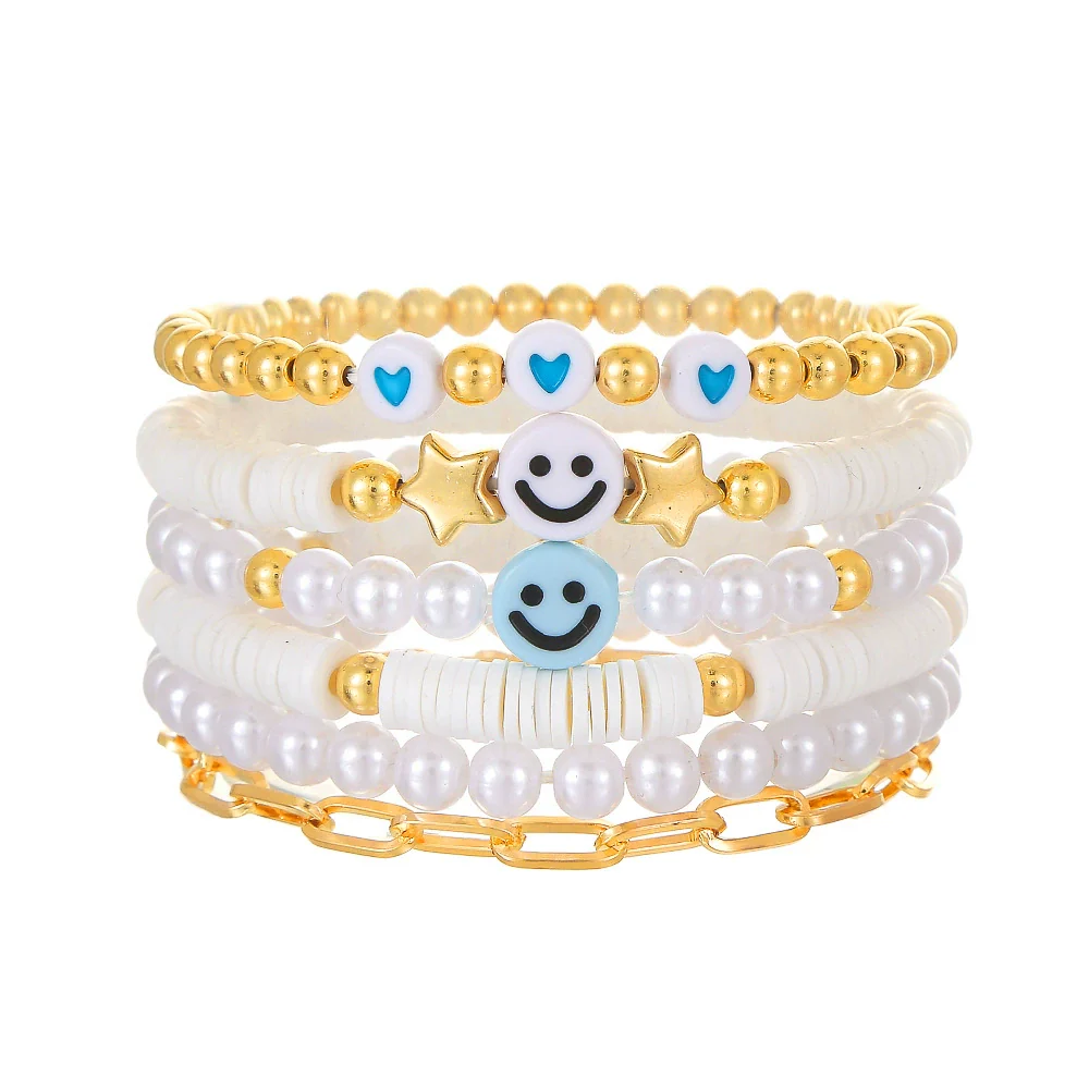 Unisex Handmade Multilayer Stacked Dripping Rainbow Unicorn Cartoon Soft Polymer Clay Bracelet With Animal Zodiac Design - Image 29