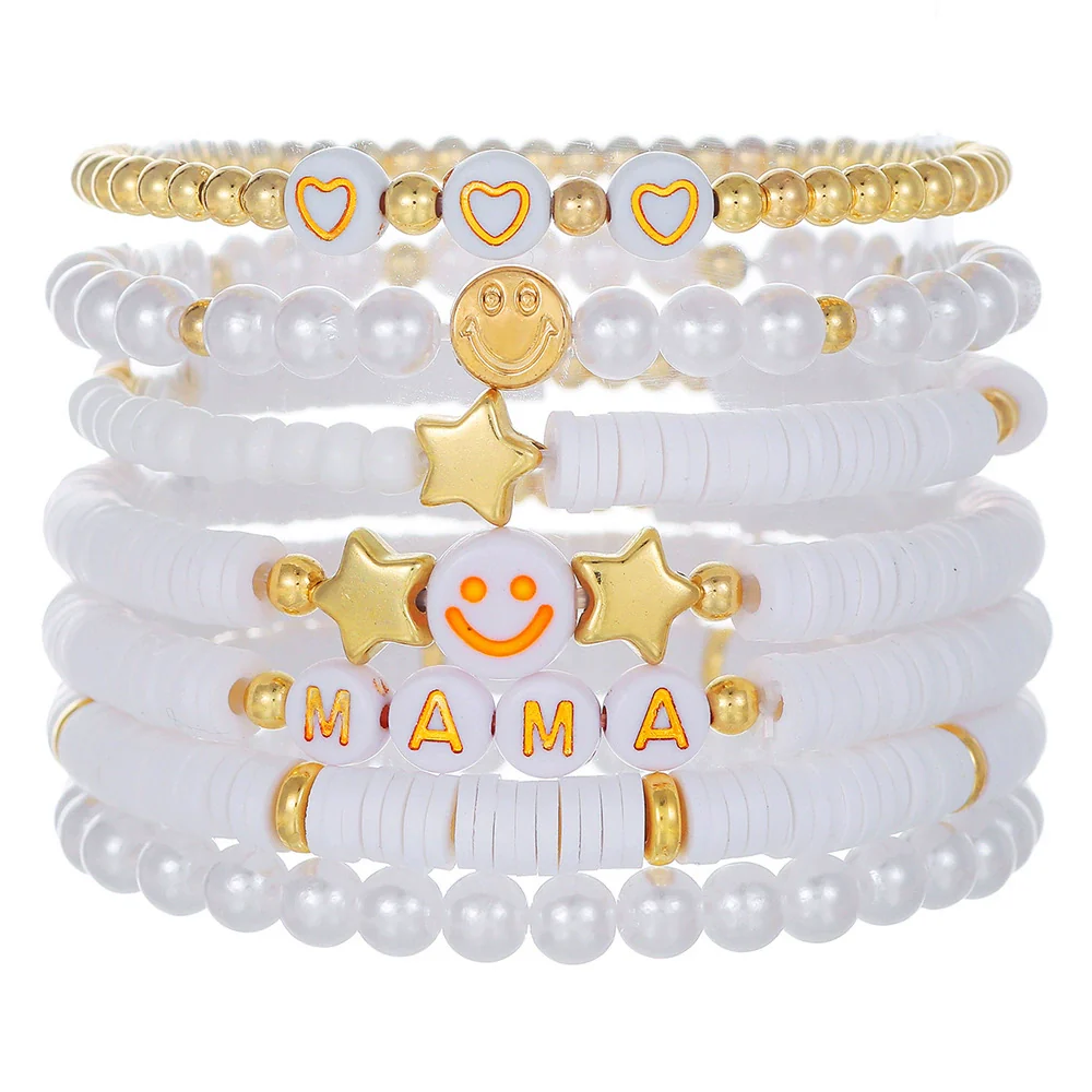 Unisex Handmade Multilayer Stacked Dripping Rainbow Unicorn Cartoon Soft Polymer Clay Bracelet With Animal Zodiac Design - Image 31