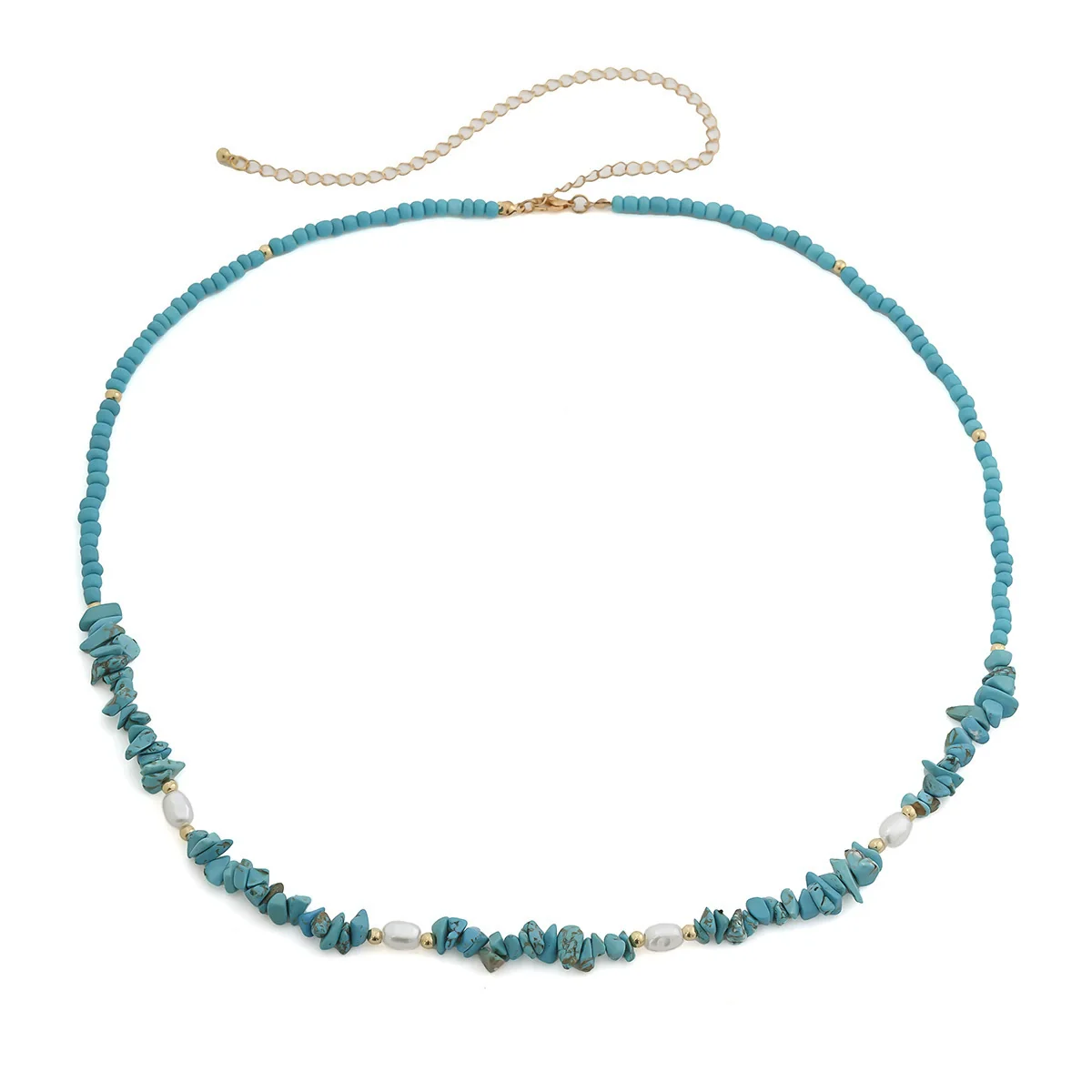 Waist Chain Metal Imitation Pearl Simple Style For Female - Image 5