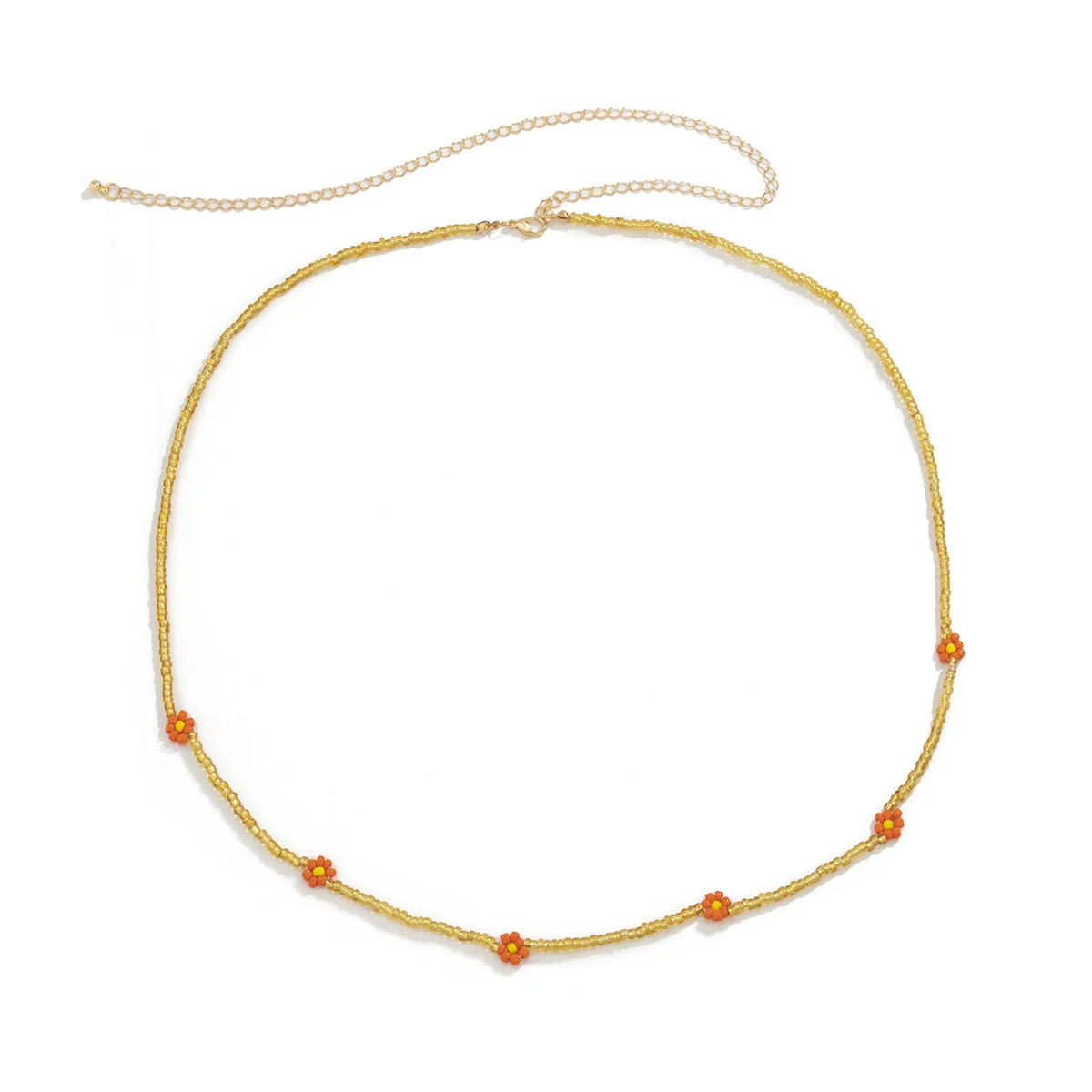 Waist Chain Plastic Colorful Bead Woven For Women - Image 10