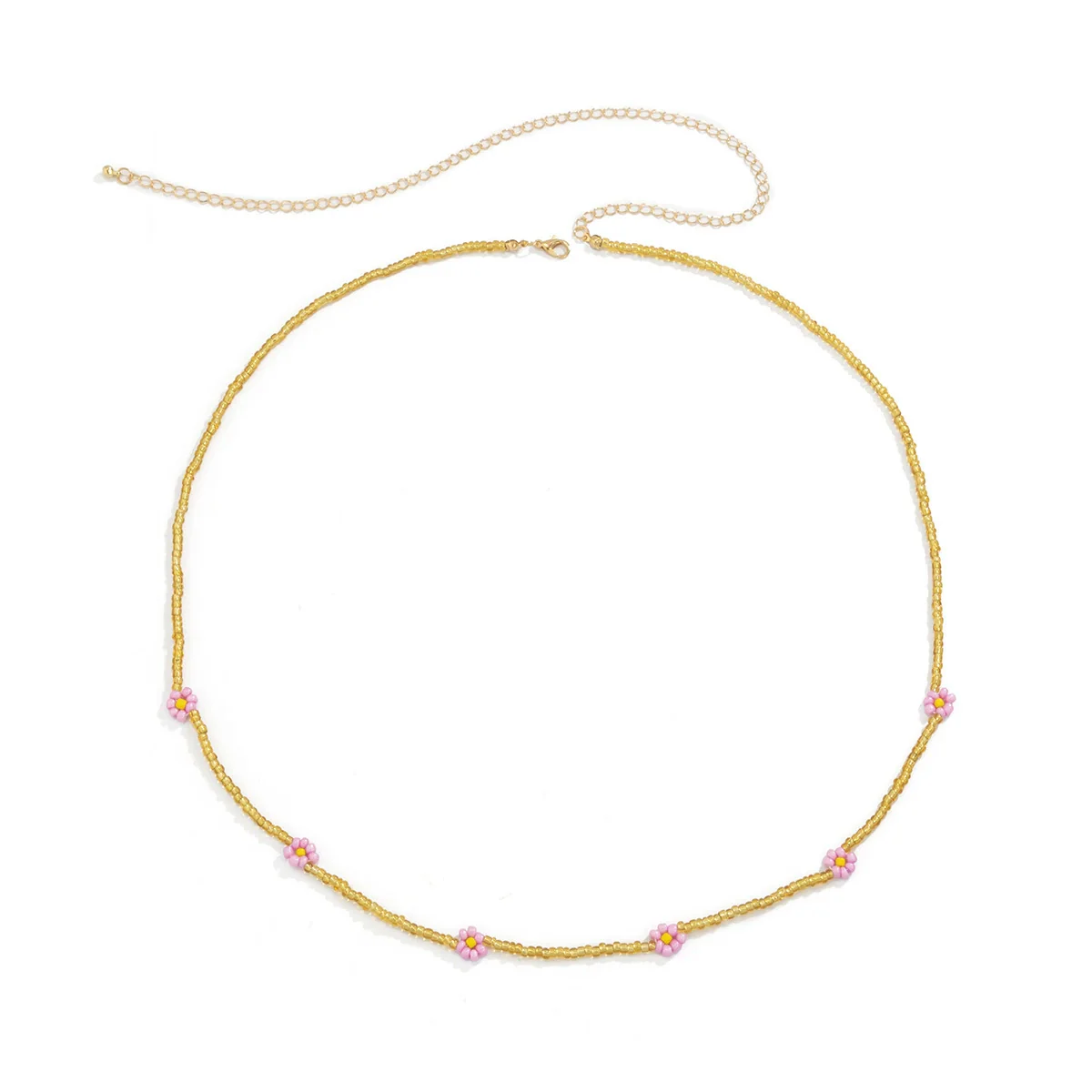 Waist Chain Plastic Colorful Bead Woven For Women - Image 6