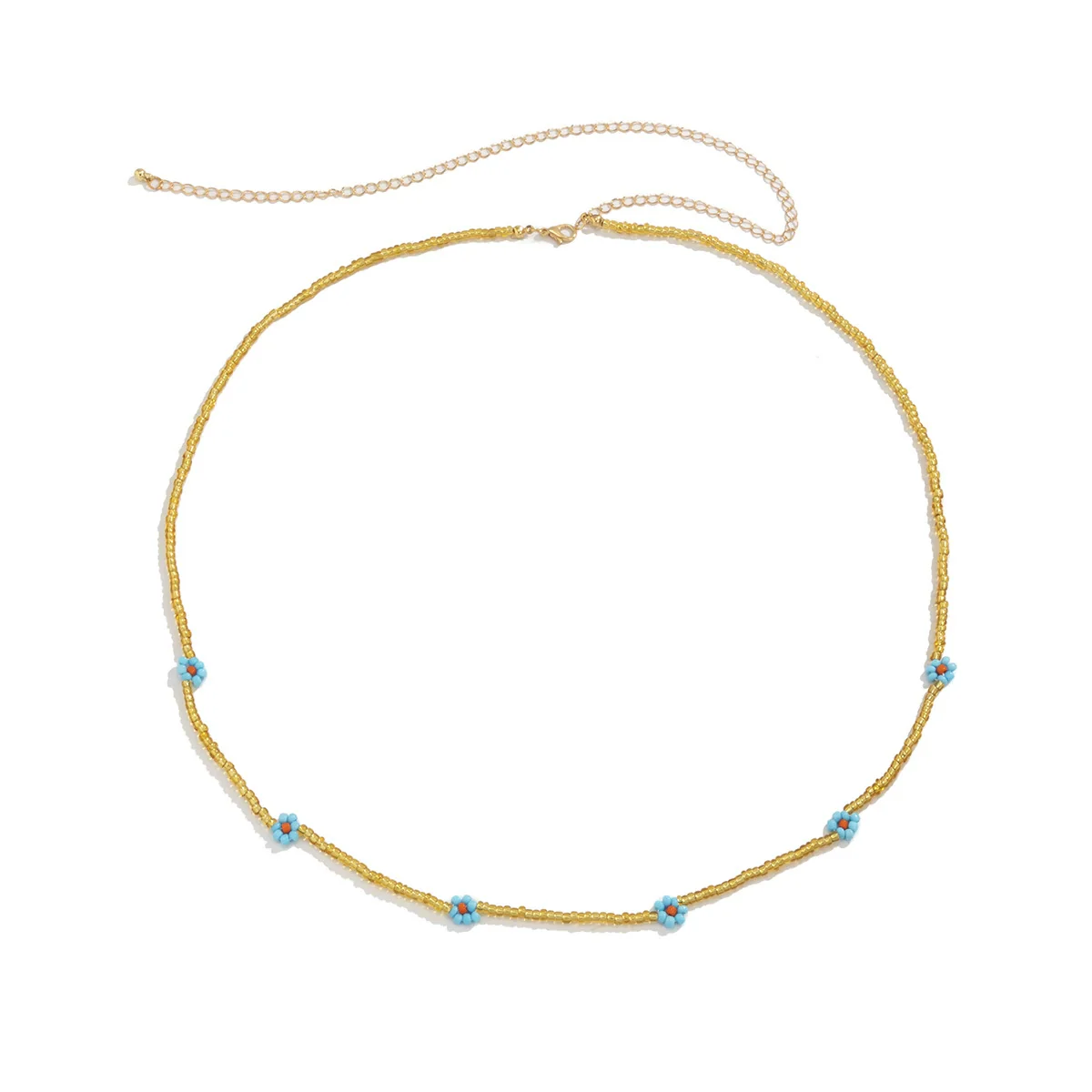 Waist Chain Plastic Colorful Bead Woven For Women - Image 7