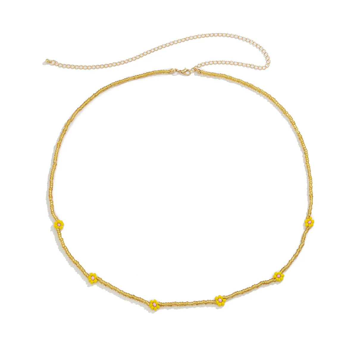 Waist Chain Plastic Colorful Bead Woven For Women - Image 8
