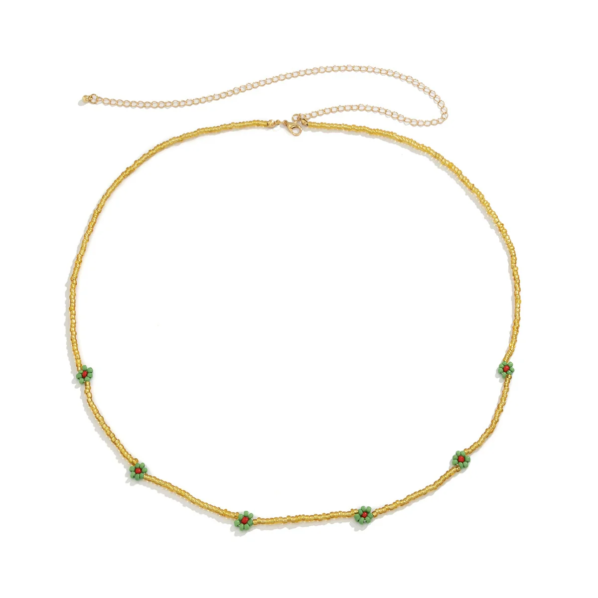 Waist Chain Plastic Colorful Bead Woven For Women - Image 9