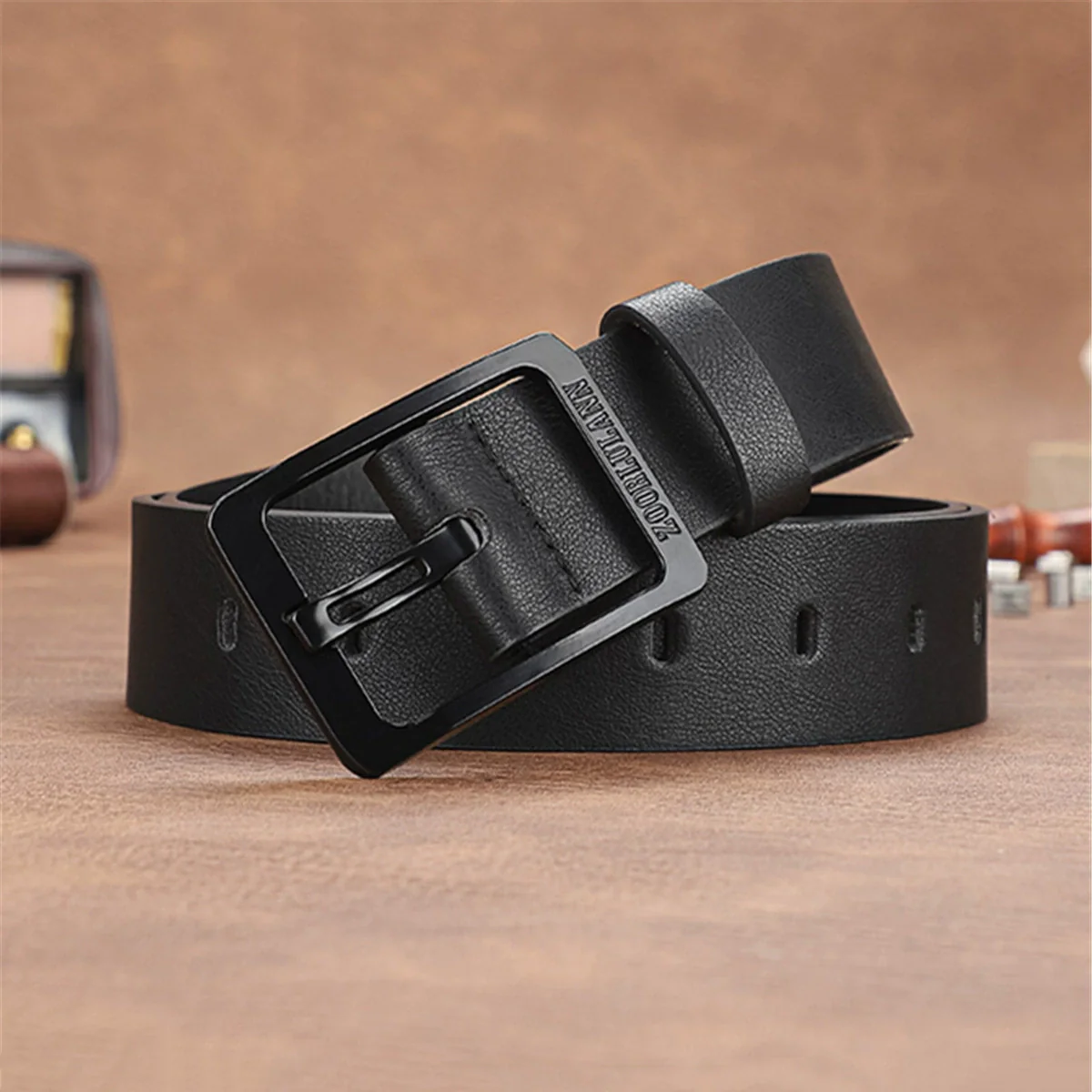 Wallet Casual Style Alloy Case Imitation Leather Strap Square Dial - Image 4