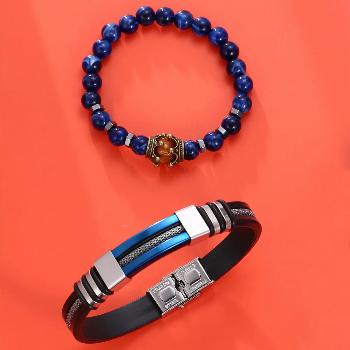 Watch Alloy Imitation Leather Round Fashion Men's - Image 4