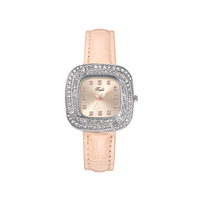 Watch Alloy Imitation Leather Square Quartz Luxury Style - Image 11