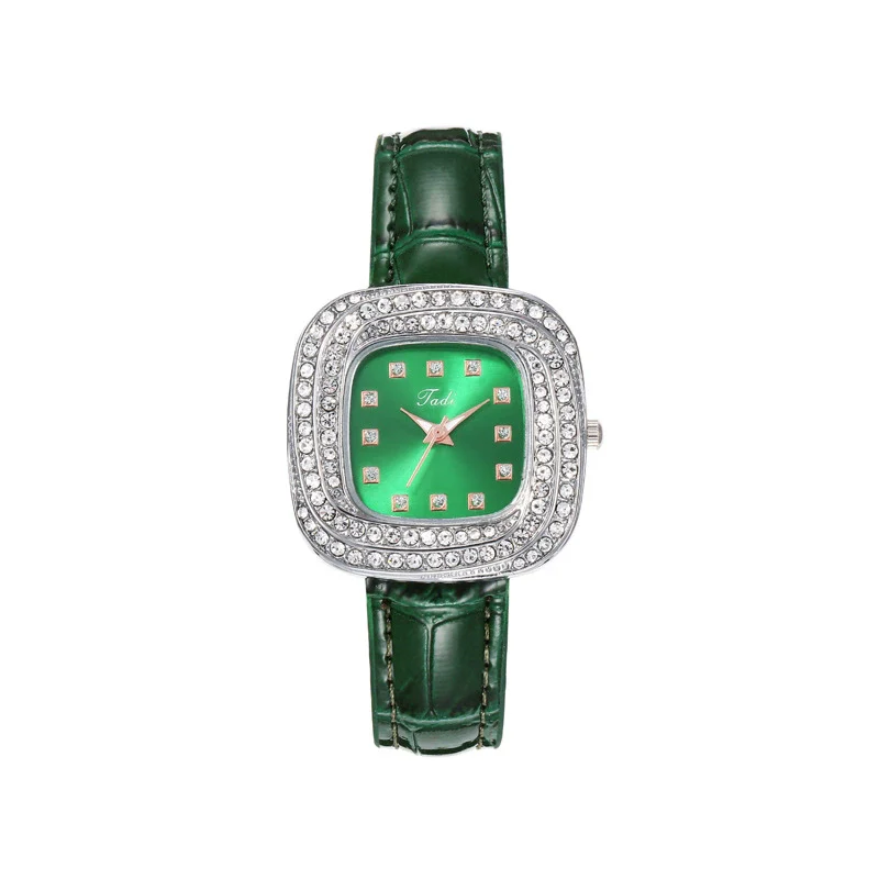 Watch Alloy Imitation Leather Square Quartz Luxury Style - Image 7
