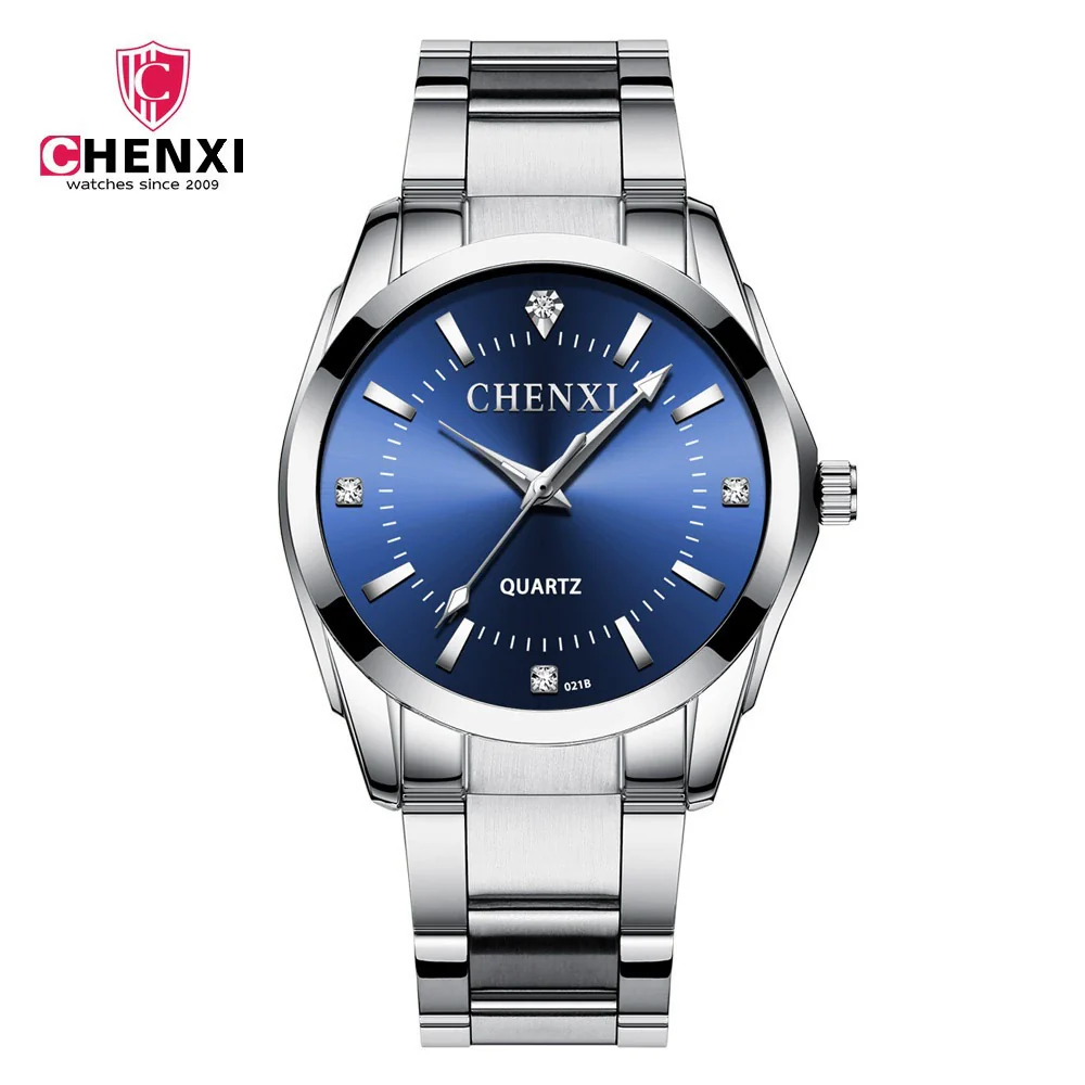 Watch Alloy Stainless Steel Round Quartz Waterproof Fashion For Women And Couple - Image 12