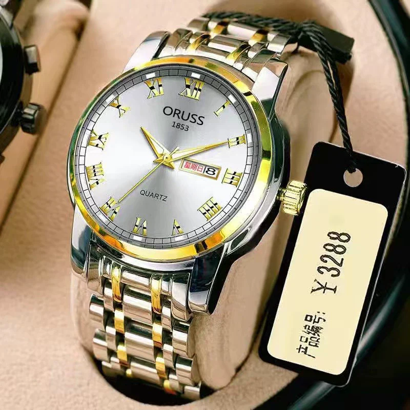Watch Alloy Steel Automatic Movement Round Dial Men's - Image 11