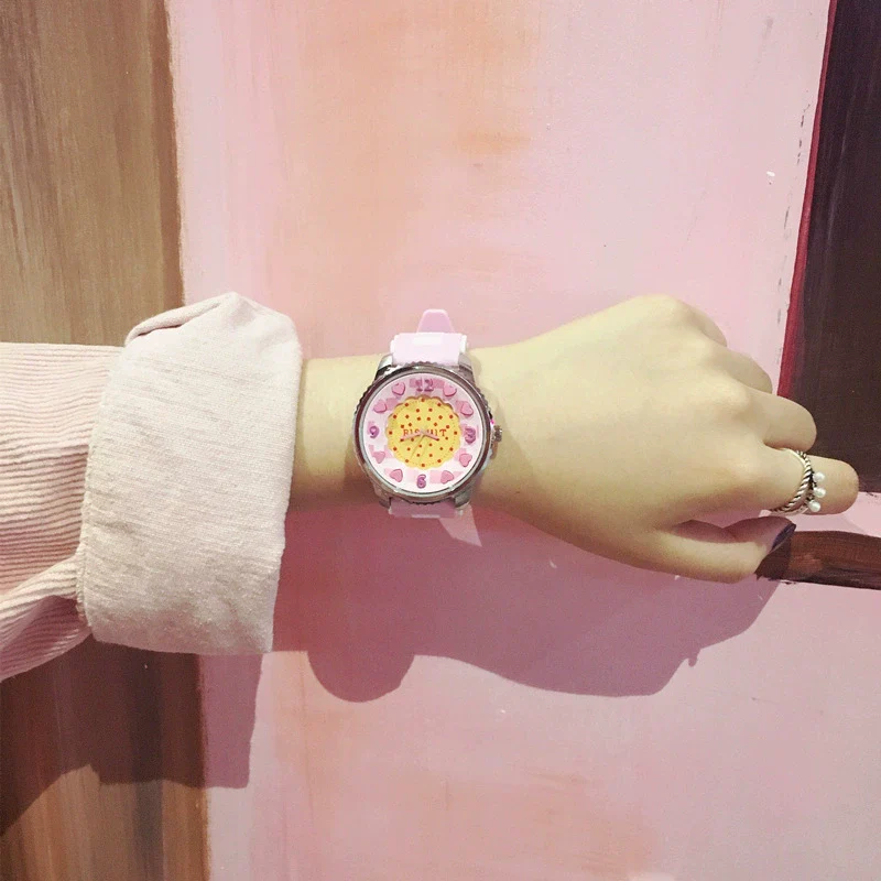 Watch Silicone Cartoon Round Style For Couple - Image 2