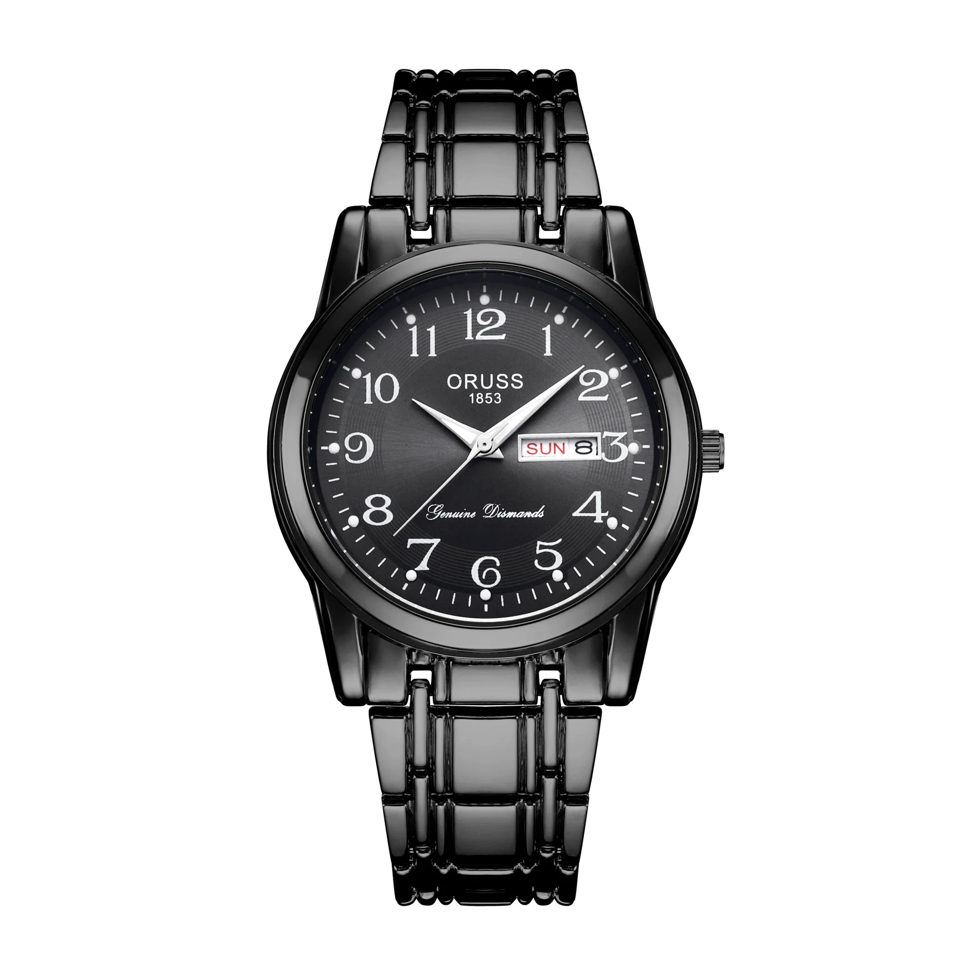 Watch Stainless Steel Round Automatic Waterproof Luminous Quartz Fashion Couple Watch - Image 11