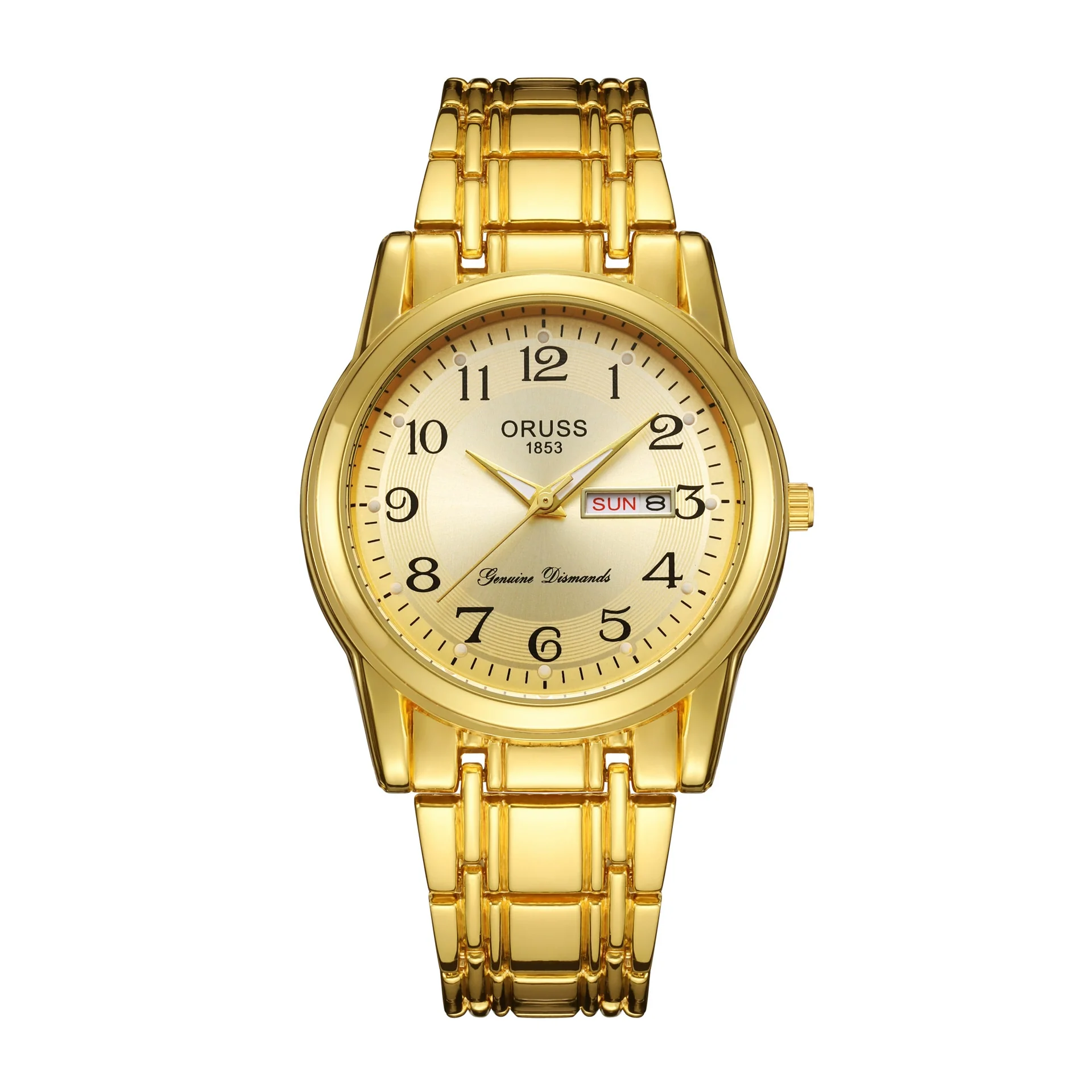 Watch Stainless Steel Round Automatic Waterproof Luminous Quartz Fashion Couple Watch - Image 4