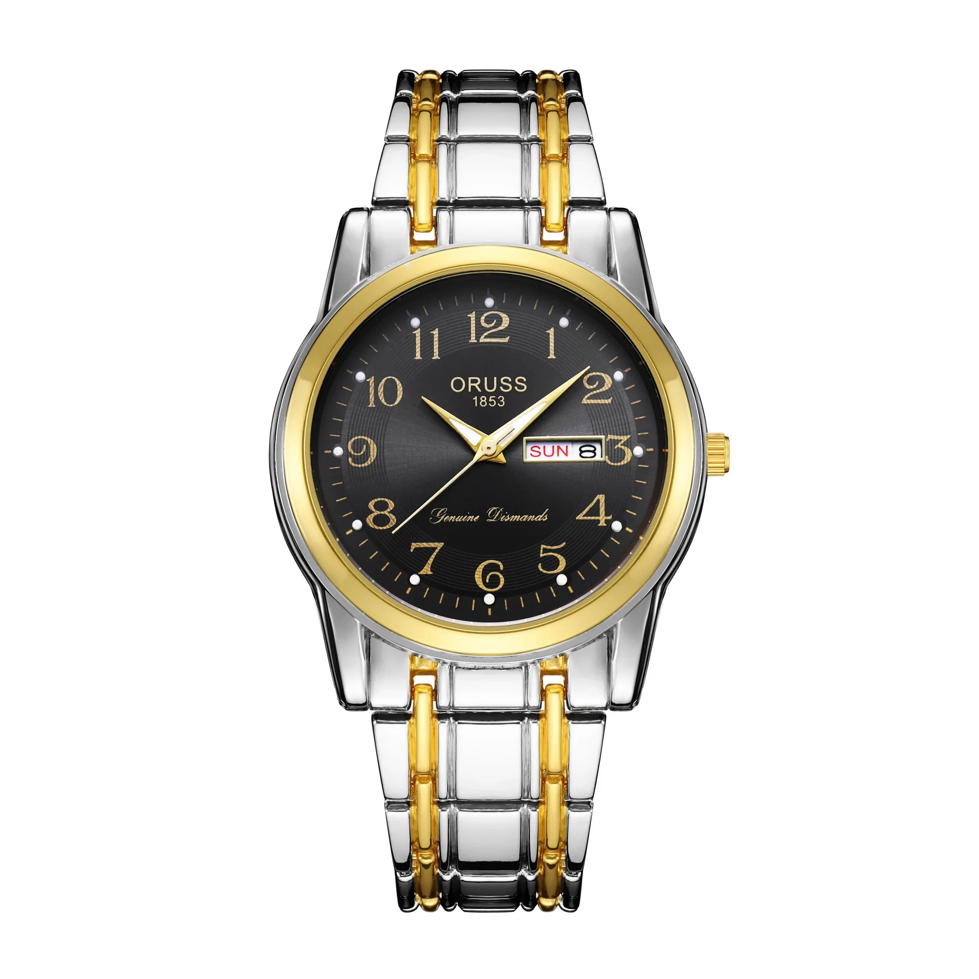 Watch Stainless Steel Round Automatic Waterproof Luminous Quartz Fashion Couple Watch - Image 5