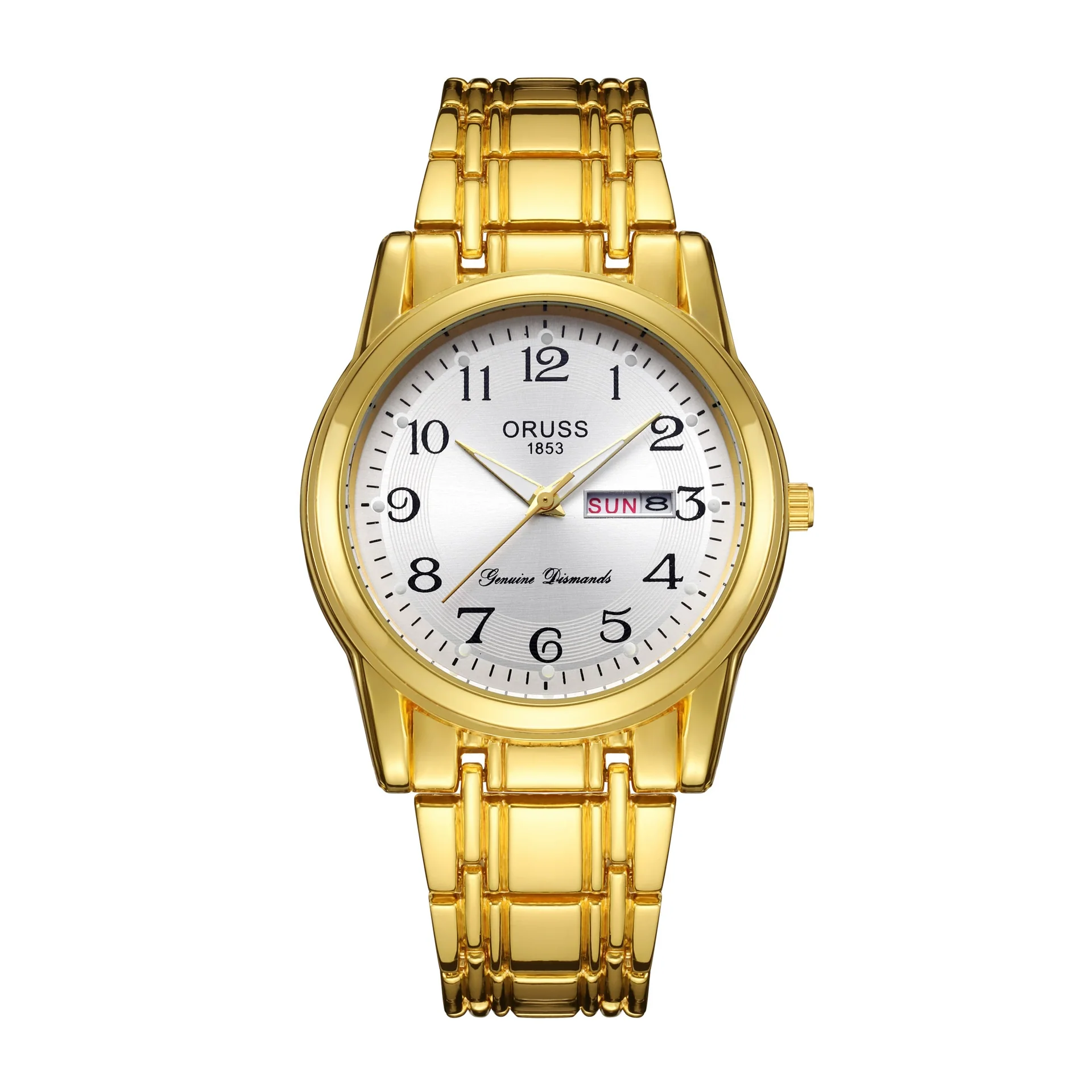 Watch Stainless Steel Round Automatic Waterproof Luminous Quartz Fashion Couple Watch - Image 9