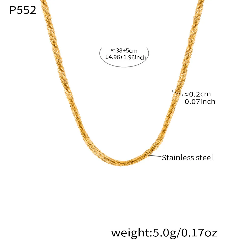 Wholesale 18K Gold Plated Stainless Steel And Zircon Baby's Breath Cauliflower Chain Sparkling Bracelet And Clavicle Necklace Set For Women - Image 6