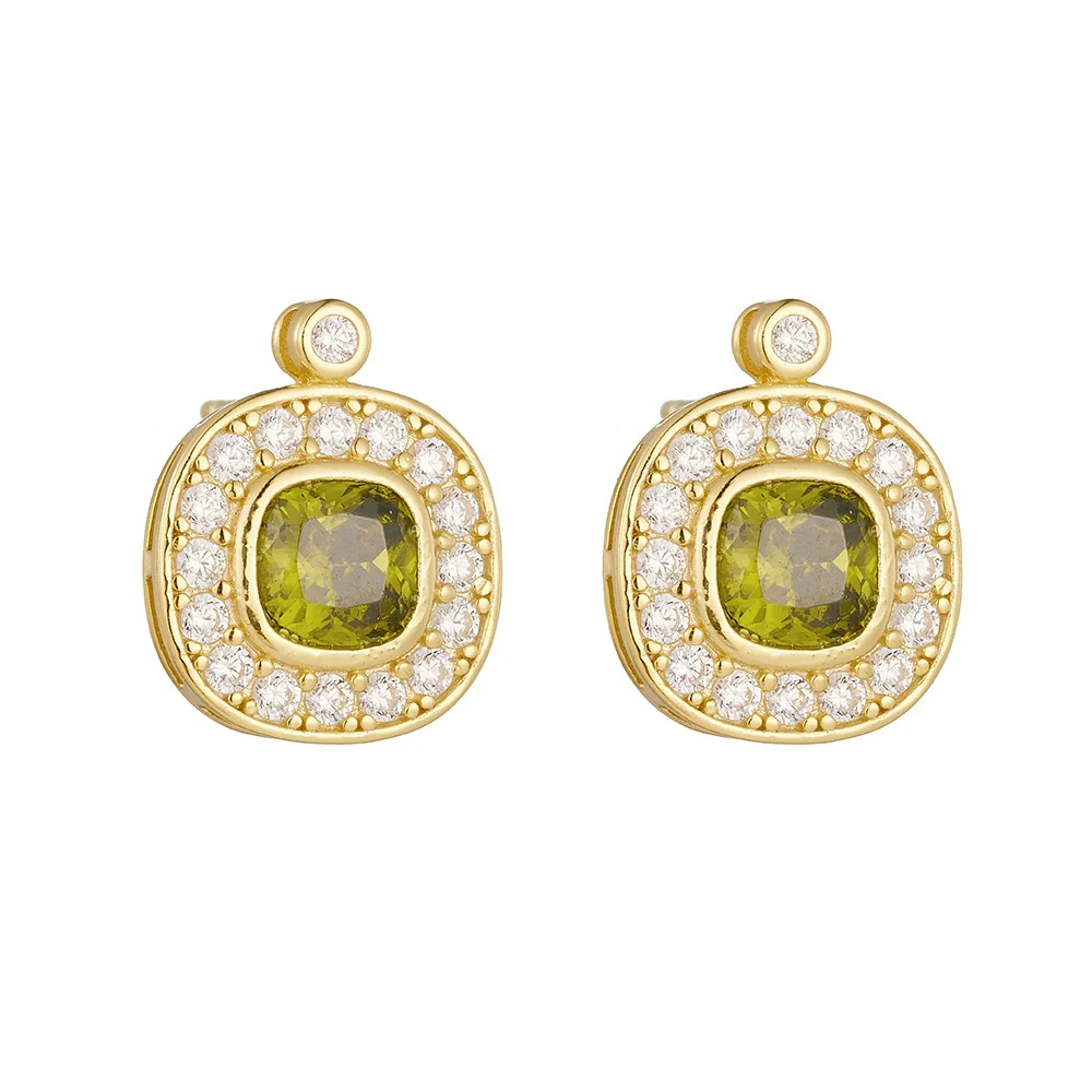 Wholesale 925 Sterling Silver Vintage Geometric Oval Diamond Earrings For Women - Image 5
