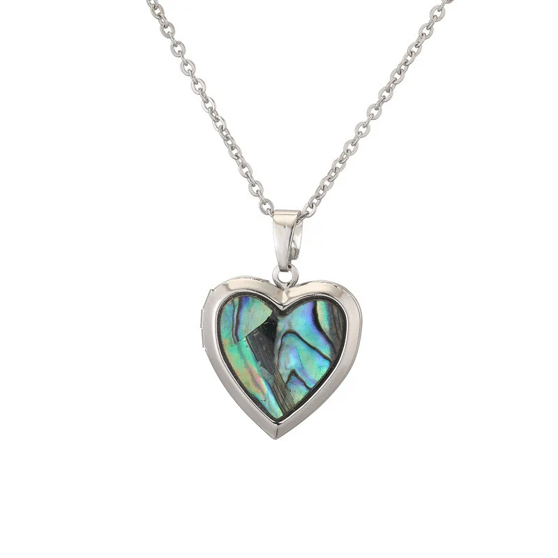 Wholesale Abalone Shell Pendant Necklace With O Word Chain Animal Zodiac Geometric Style Environmentalfriendly - Image 6
